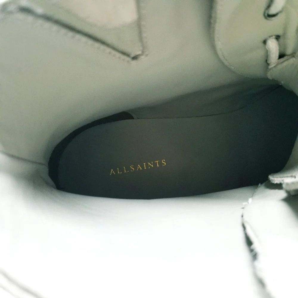 All Saints Ariel Leather Combat Boot size 10 - Picture 8 of 11